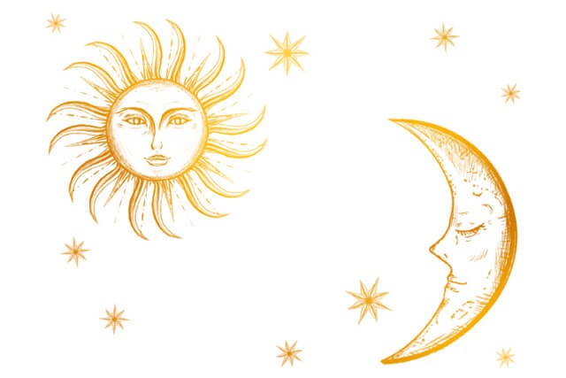占星術における太陽星座と月星座について