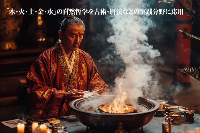 「木・火・土・金・水」の自然哲学を占術・暦法などの実践分野に応用