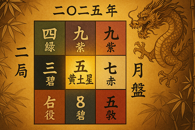 月盤をベースとした能動的同会・受動的被同会のアプローチ