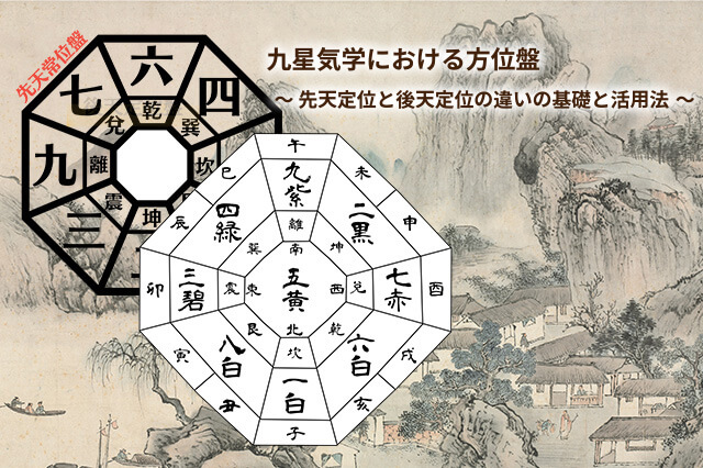 先天定位盤と後天定位盤の違いを知ろう！
