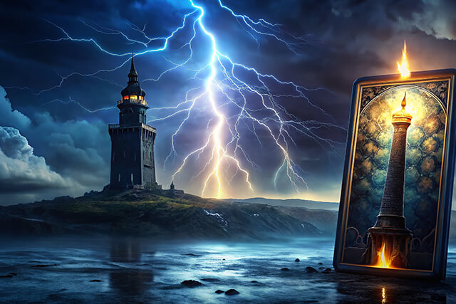 塔(The Tower)は不幸カードとは限らない?自身の直感を信じよう!