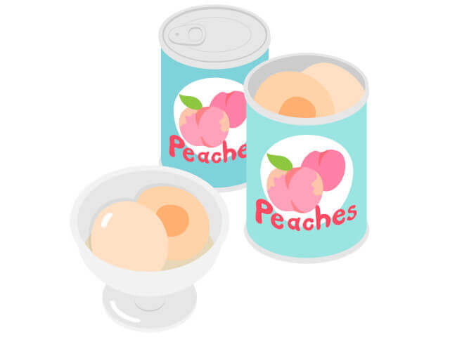 桃の缶詰